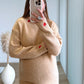 robe-pull-de-grossesse-camel-avec-coeurs-rouges