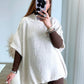 pull-de-grossesse-oversize-en-laine-beige-manches-courtes